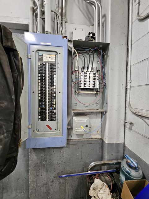 Electrical distribution panel installation